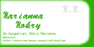 marianna mokry business card